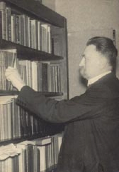 Theo Thijssen in klaslokaal